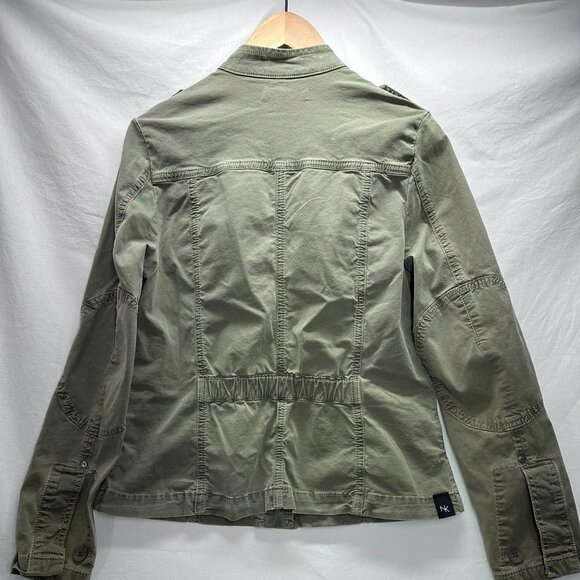 Nukus Green Utility Jacket Women Size Small Full Button Up Multiple Pockets - Picture 8 of 8